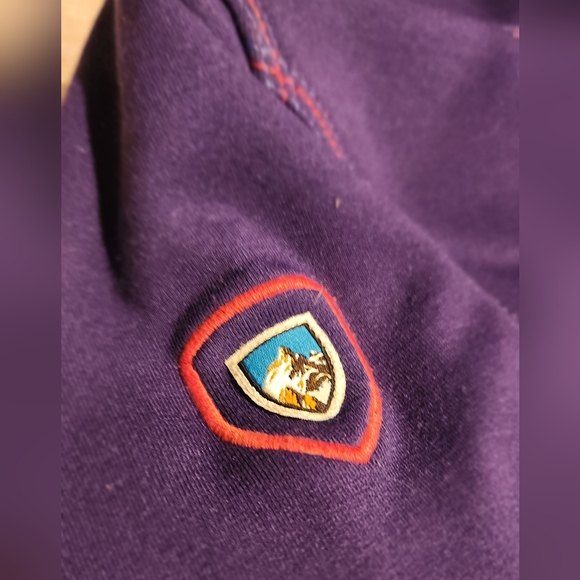 Kuhl Women's Deep Blue and Red Fleece-Lined Full-Zip Hoodie - Sz Small - Picture 7 of 7